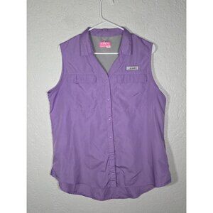 Habit Purple Ladies Purple Sleeveless Shirt Solar Protection Size Large